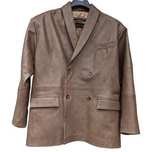 LEATHERCULT Custom Hide Couture Men’s Genuine Leather Jacket Sz 54